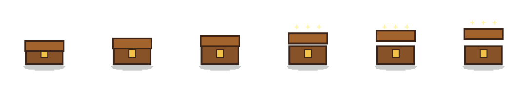 Chest open source sprite strip