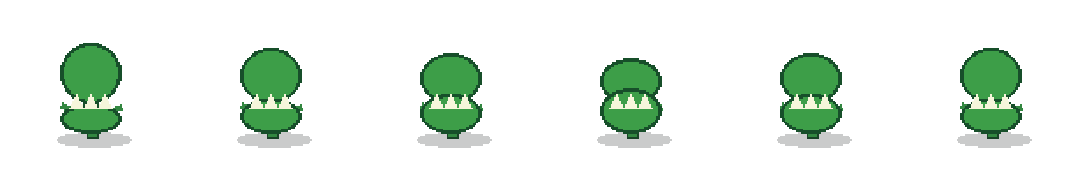 Plant bite source sprite strip