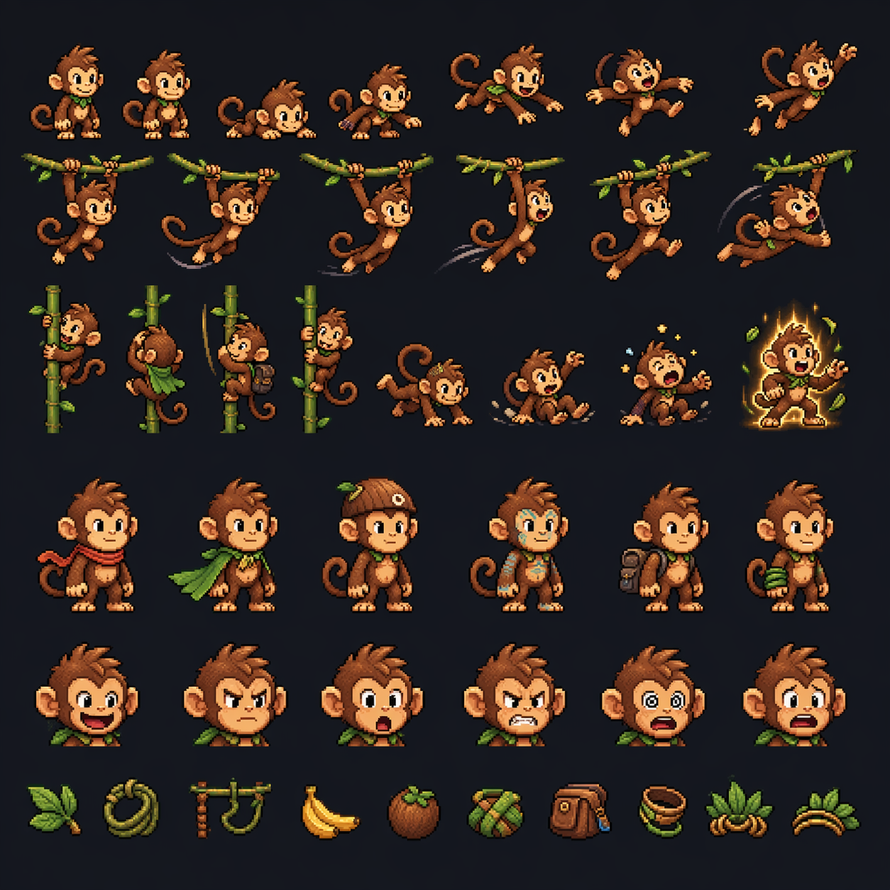 Character sprite sheet